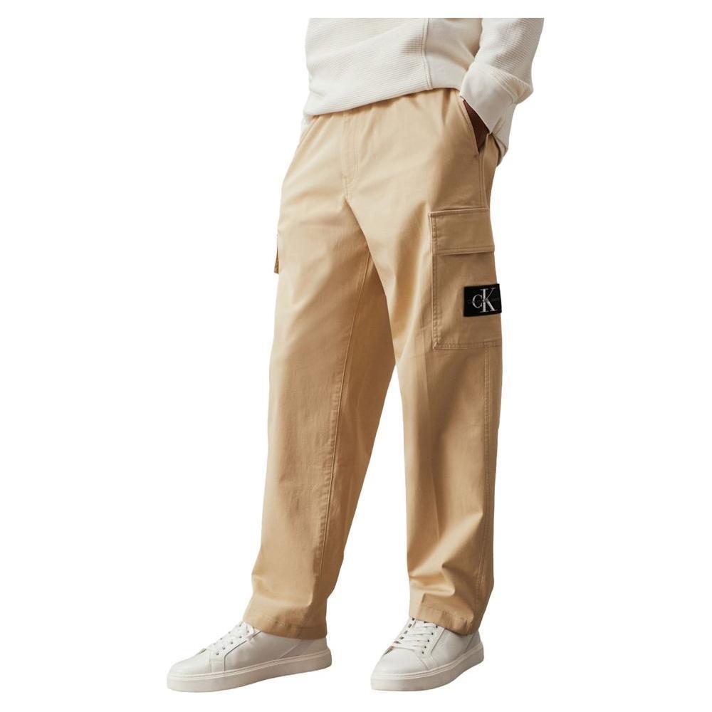 Calvin Klein Beige Cotton Jeans & Pant CA-1062-38