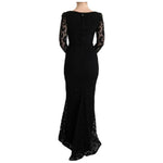 Dolce & Gabbana Black Cotton Dress DO-1280-IT36 | XS