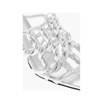 Bottega Veneta Silver Leather Women Sandal BO-14836-EU38/US8
