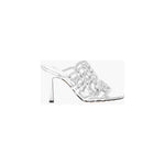 Bottega Veneta Silver Leather Women Sandal BO-14836-EU38/US8