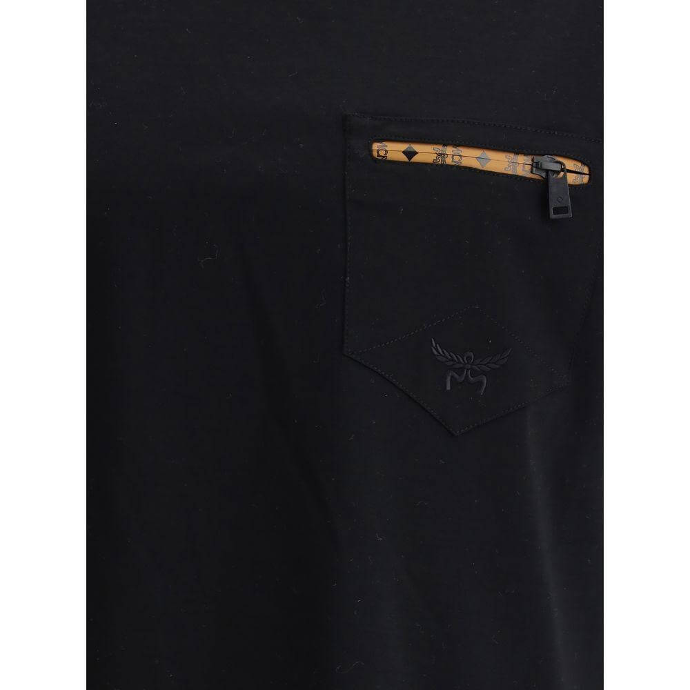 MCM T-shirt with pocket MC-MHTFSMM05BK-S