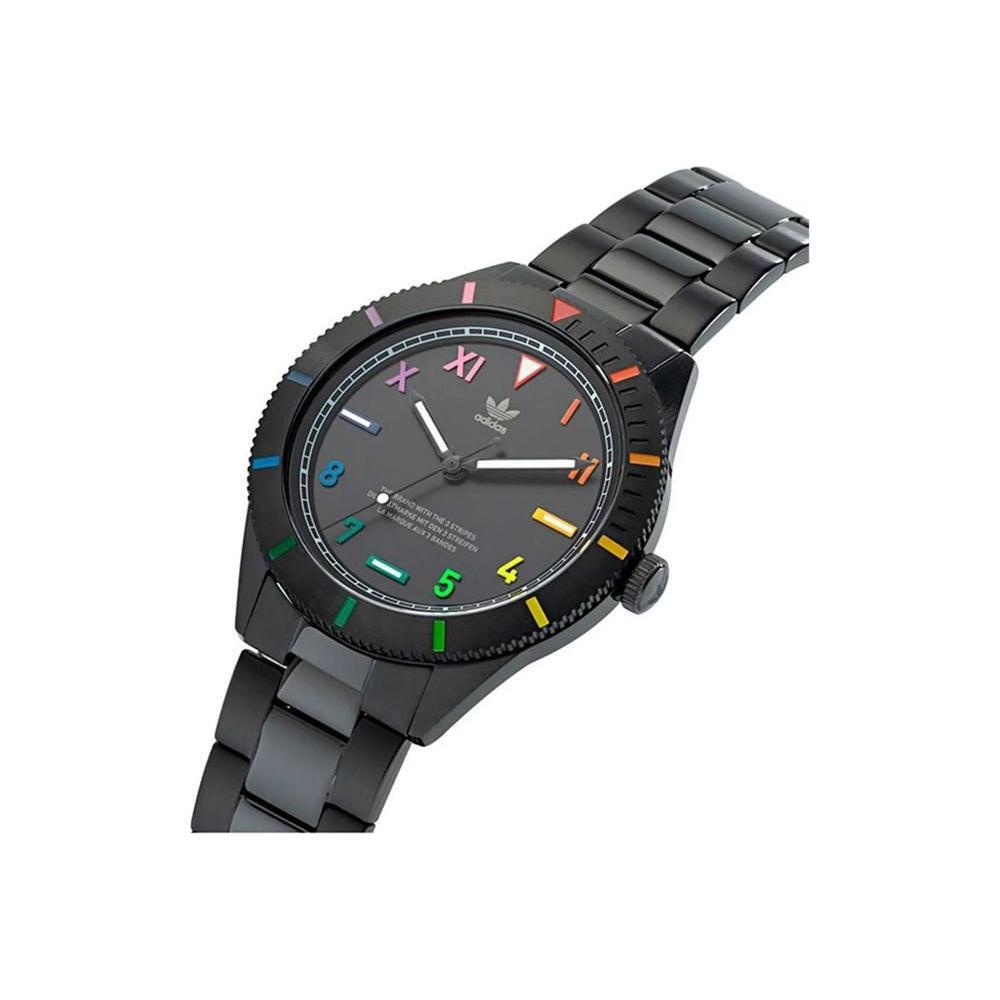 Adidas Black Stainless Steel Watch