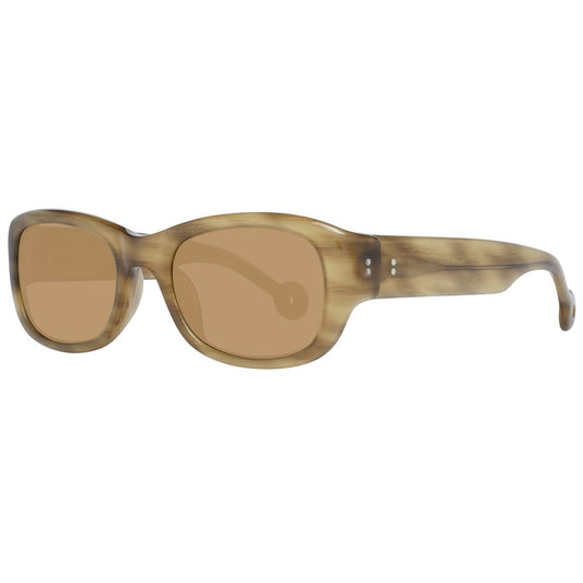 Hally&Son Brown Plastic Sunglasses