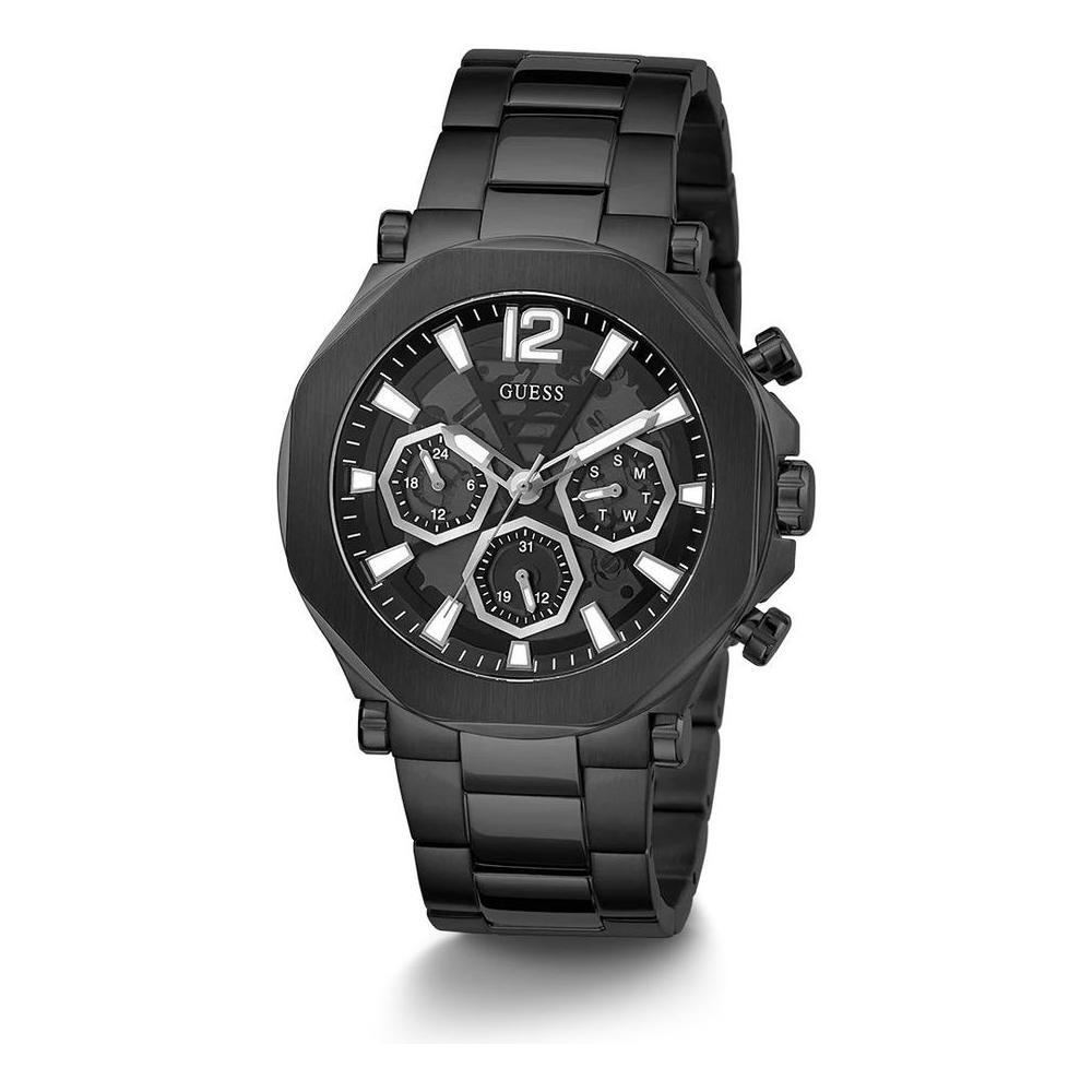 Guess Black Stainless Steel Watch 1728,67434610848,Black,Guess,Men,New with tags,Watches,Watches for Men - Watches GUGW0539G3AC