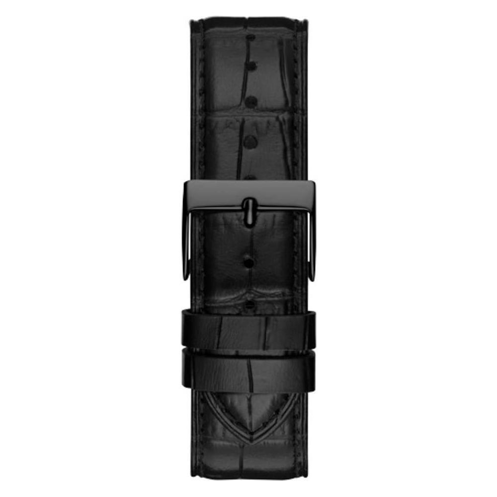 Guess Black Leather Watch 1728,67434610848,Black,Guess,Men,New with tags,Watches,Watches for Men - Watches GUGW0566G2AC