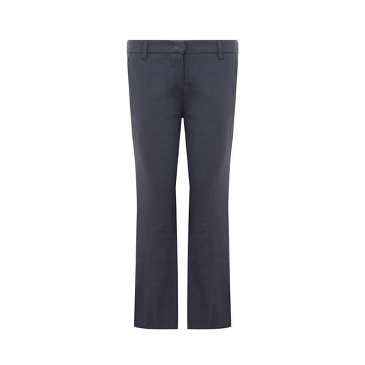 Lardini Chic Blue Linen Trousers LA-111967320013770-IT40|S