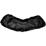 Dolce & Gabbana Black Lamb Fur Collar Women Neck Wrap Scarf MS7111-40