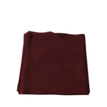 Dolce & Gabbana Maroon Cashmere Skinny Neck Wrap Scarf