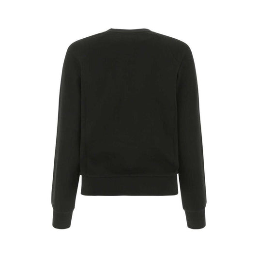 Kenzo Black Cotton Sweater 1728,67400106144,Black,Clothing,Kenzo,New with tags,S,Sweaters - Women - Clothing,Women,Women - Clothing KE-1342-S