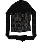 Dolce & Gabbana Black Logo Mesh Whole Head Wrap Hat HAT9784-58
