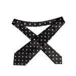Dolce & Gabbana Black Polka Dots Silk Adjustable Necktie Tie