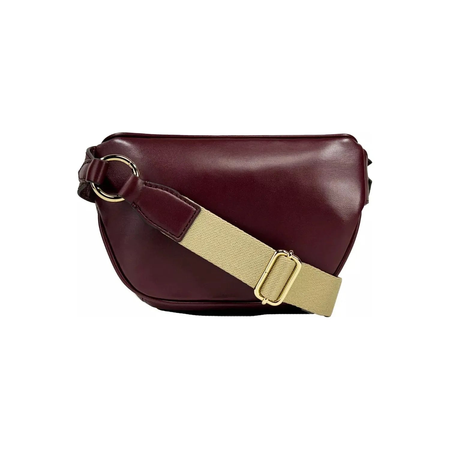 Front view with bag zipped and handles upright.