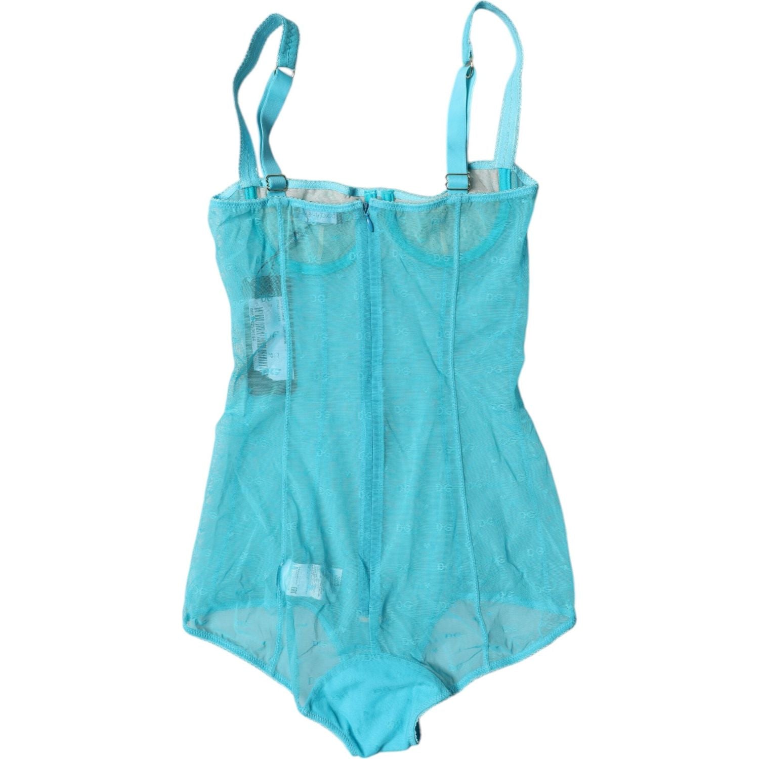 Front view with bag zipped and handles upright.