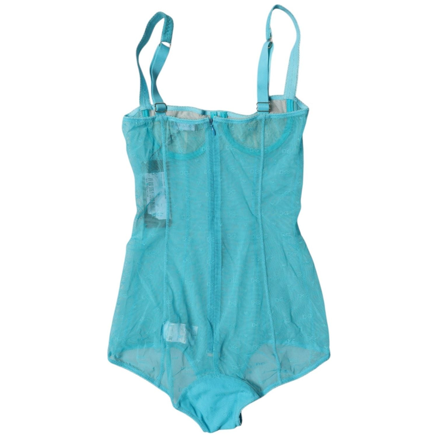 Front view with bag zipped and handles upright.