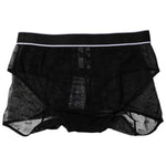 Dolce & Gabbana Black Tulle Nylon Mid Waist Panty Underwear BIK1958-2