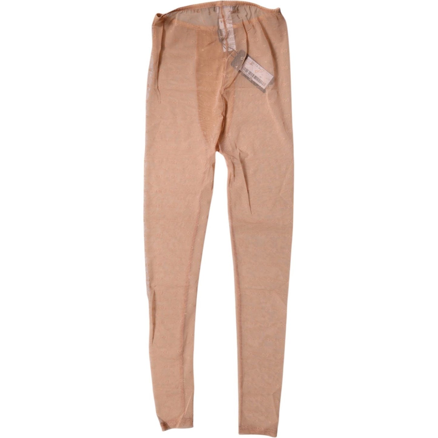 Dolce & Gabbana Nude Beige Logo Lace Lingerie Pants Underwear BIK1963-2
