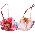 Dolce & Gabbana Multicolor Floral Padded Balconette Bra Underwear BIK1991-2