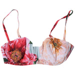 Dolce & Gabbana Multicolor Floral Padded Balconette Bra Underwear BIK1991-2