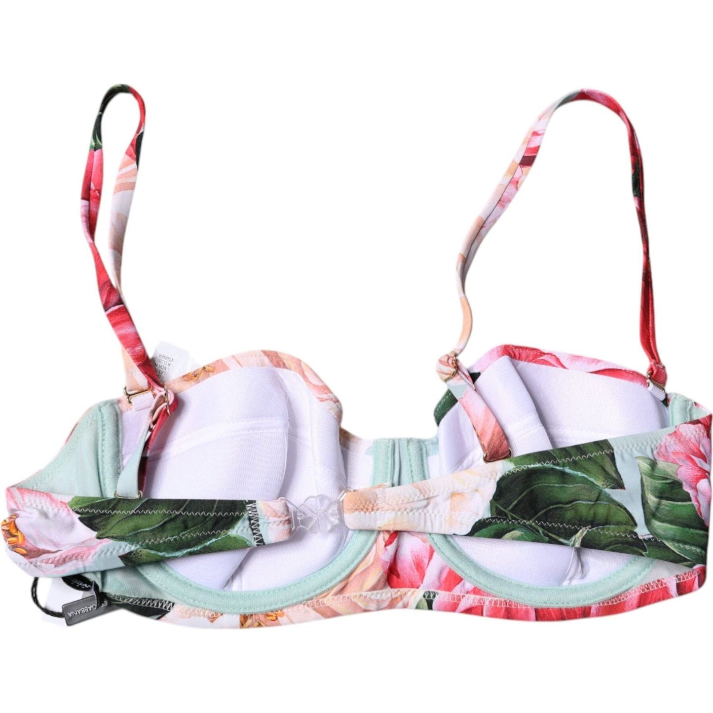 Dolce & Gabbana Multicolor Floral Padded Balconette Bra Underwear BIK1991-2