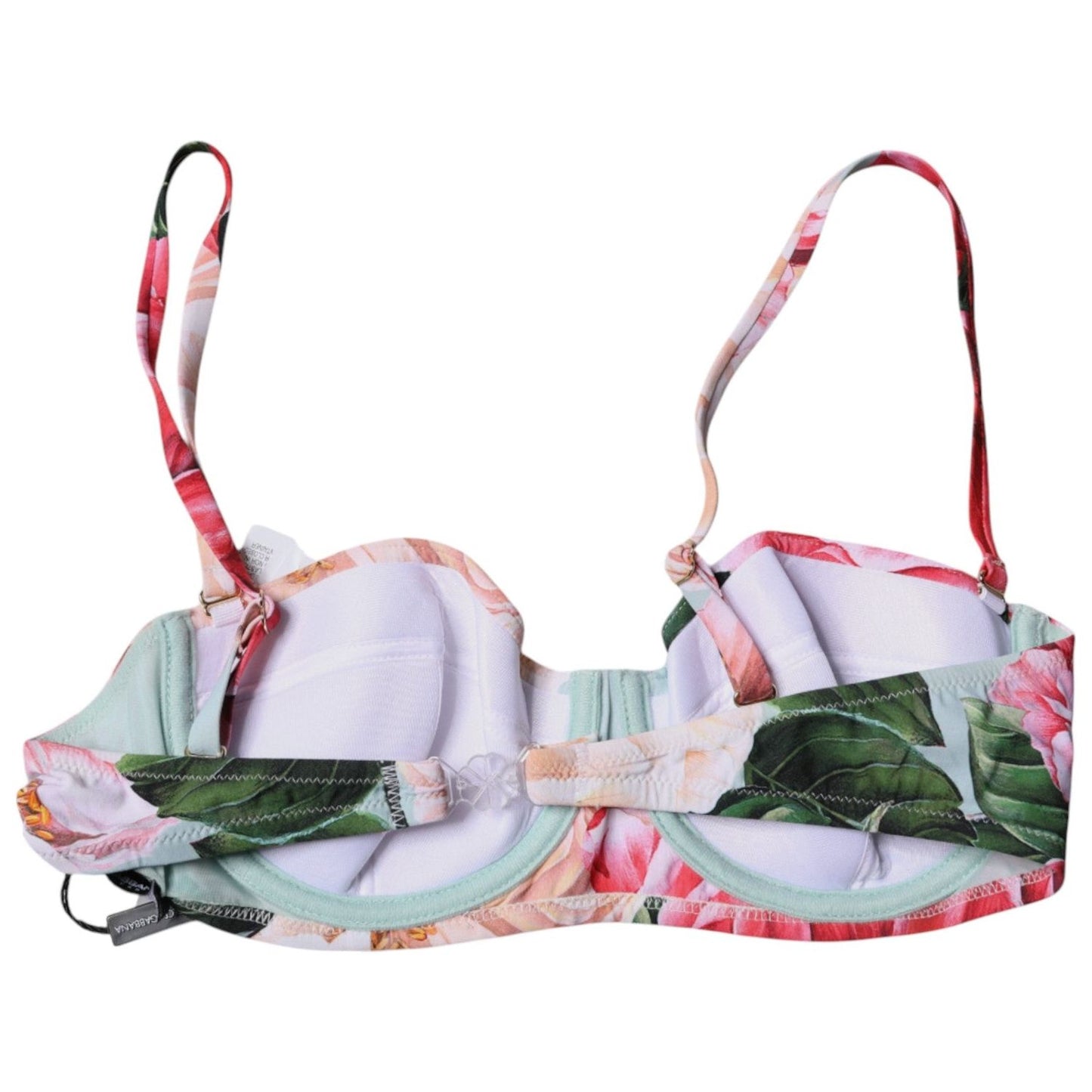 Dolce & Gabbana Multicolor Floral Padded Balconette Bra Underwear BIK1991-2