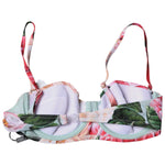 Dolce & Gabbana Multicolor Floral Padded Balconette Bra Underwear BIK1991-2