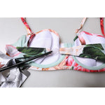 Dolce & Gabbana Multicolor Floral Padded Balconette Bra Underwear BIK1991-2