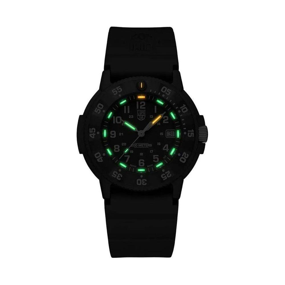 Luminox Black Rubber Watch LUXS3007EVOSAC