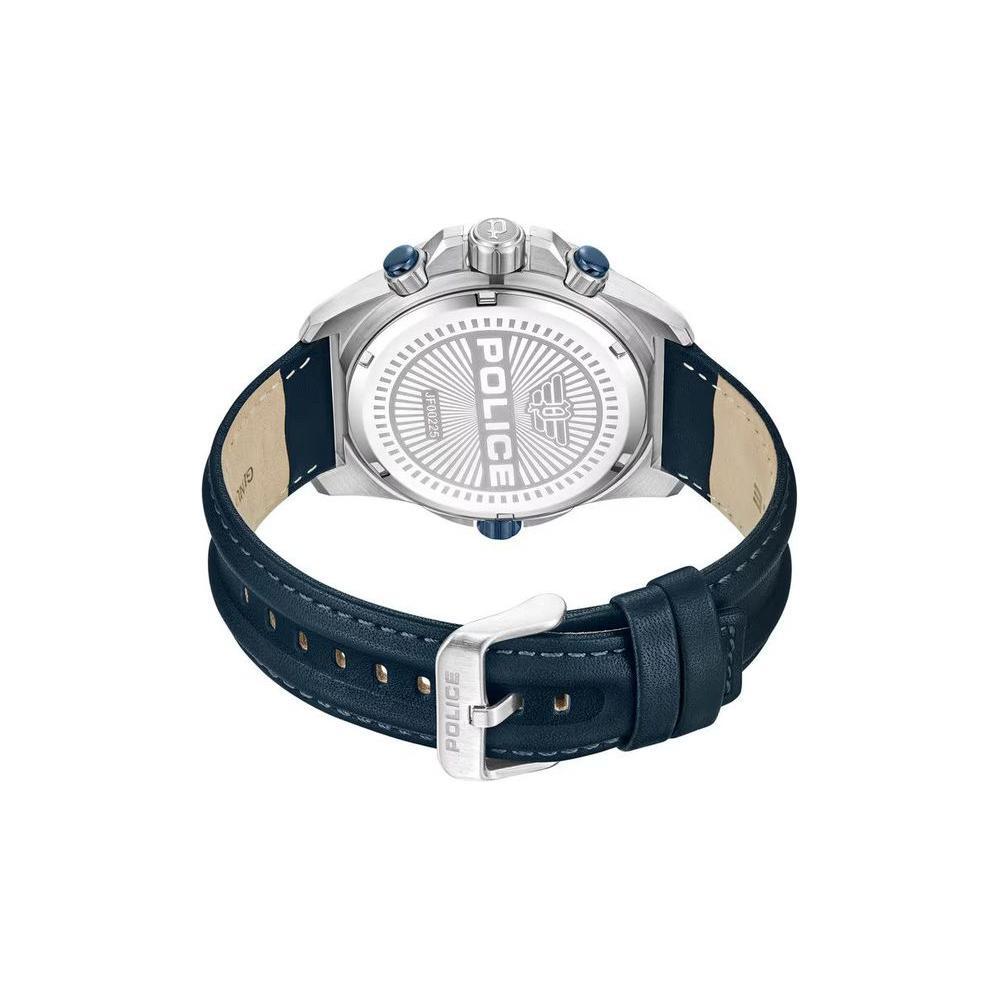 Police Blue Artificial Leather Watch 1728,67434610848,Blue,Men,New with tags,Police,Watches,Watches for Men - Watches POPEWJF0022503AC