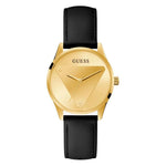 Guess Black Leather Watch 1728,67434610848,Black,Guess,New with tags,Watches,Watches for Women - Watches,Women GUGW0642L1AC