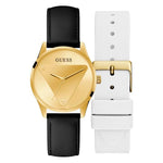 Guess Black Leather Watch 1728,67434610848,Black,Guess,New with tags,Watches,Watches for Women - Watches,Women GUGW0642L1AC