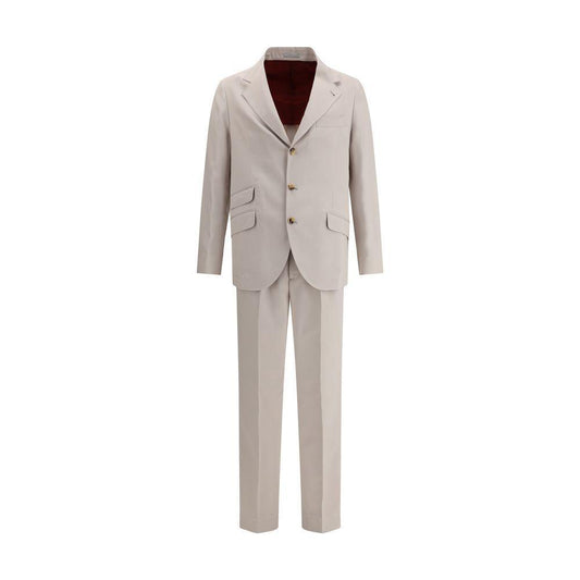 Brunello Cucinelli Silk Suit BR-MB412LDWHC1030-IT54 | XXL