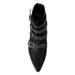 Dondup Black Fashion Buckled Zipper Ankle Boots Shoes 1728,67345645728,Black,Boots - Women - Shoes,Dondup,EU37/US7,Material: Leather,Preowned / Defect,Shoes,Women,Women - Shoes LA8385-37
