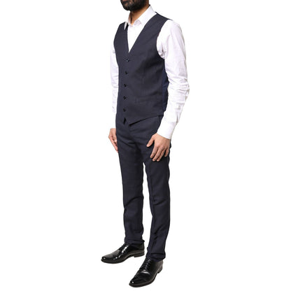 Dolce & Gabbana Black Fantasy MARTINI 3 Piece Formal Suit
