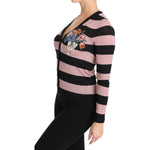 Dolce & Gabbana Pink Floral Cashmere Cardigan Sweater TSH3130-36