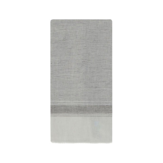 Brunello Cucinelli Scarf 1728,72470364320,Accessories,Brunello Cucinelli,Gray,Men,Men - Accessories,New with tags,Scarves - Men - Accessories BRMSC690AGCUI76BB