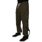 Dolce & Gabbana Brown Cotton Stretch Cargo Pants PAN75263-54