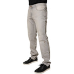 Dolce & Gabbana Light Gray Cotton Skinny Denim Jeans PAN76181-44