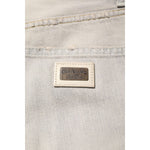 Dolce & Gabbana Light Gray Cotton Skinny Denim Jeans PAN76181-44