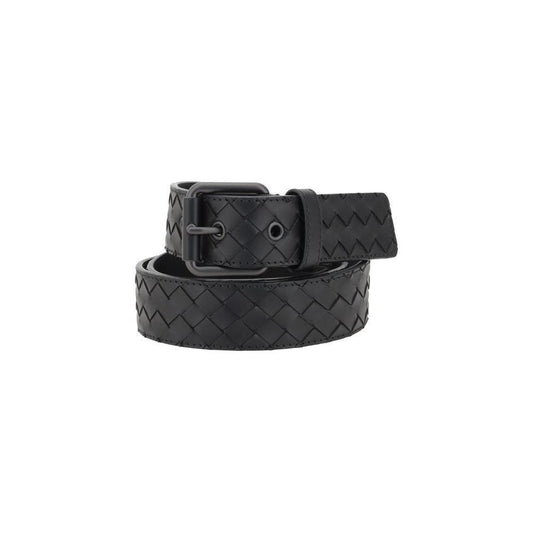 Bottega Veneta Iconic intrecciato Belt 110 cm / 44 Inches,1728,72470364320,Accessories,Belts - Men - Accessories,Black,Bottega Veneta,Men,Men - Accessories,New with tags BO-407396V47W01275-110 CM / 44 INCHES