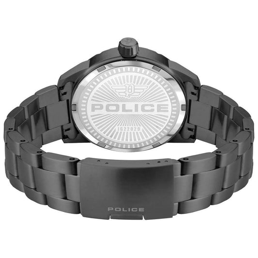 Police Black Stainless Steel Watch