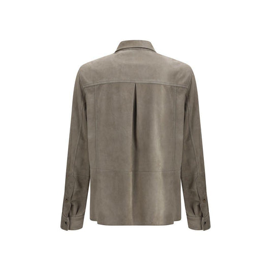 Brunello Cucinelli Suede Shirt BR-MPCLN2039C8087-S