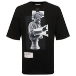 Diego Venturino Black Cotton T-Shirt DI-15131-XL