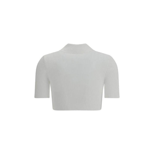 Courrèges Cropped Polo Shirt CO-125MPO046FI00010001-M