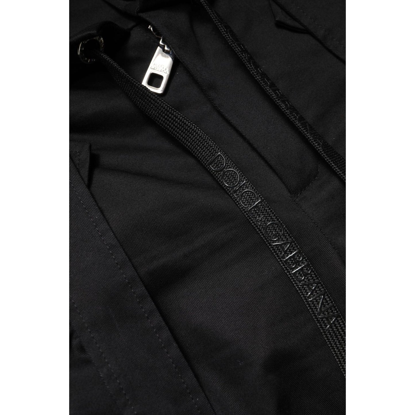 Dolce & Gabbana Black Cotton High Waist Cargo Pants PAN75972-40