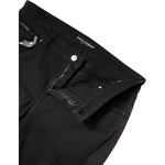 Dolce & Gabbana Black Cotton High Waist Skinny Denim Jeans PAN75973-46