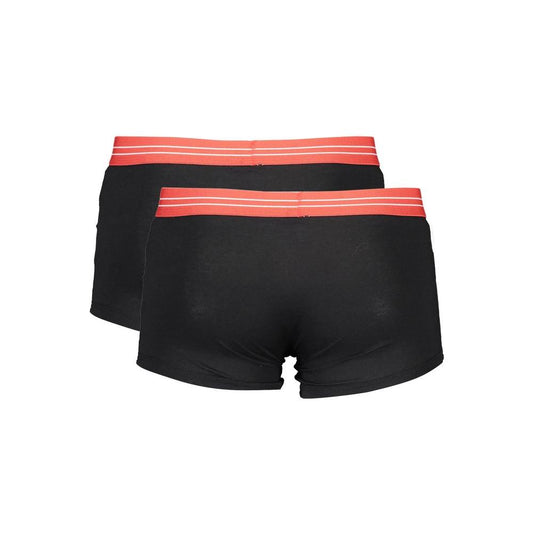 North Sails Black Cotton Underwear NO-2338-S