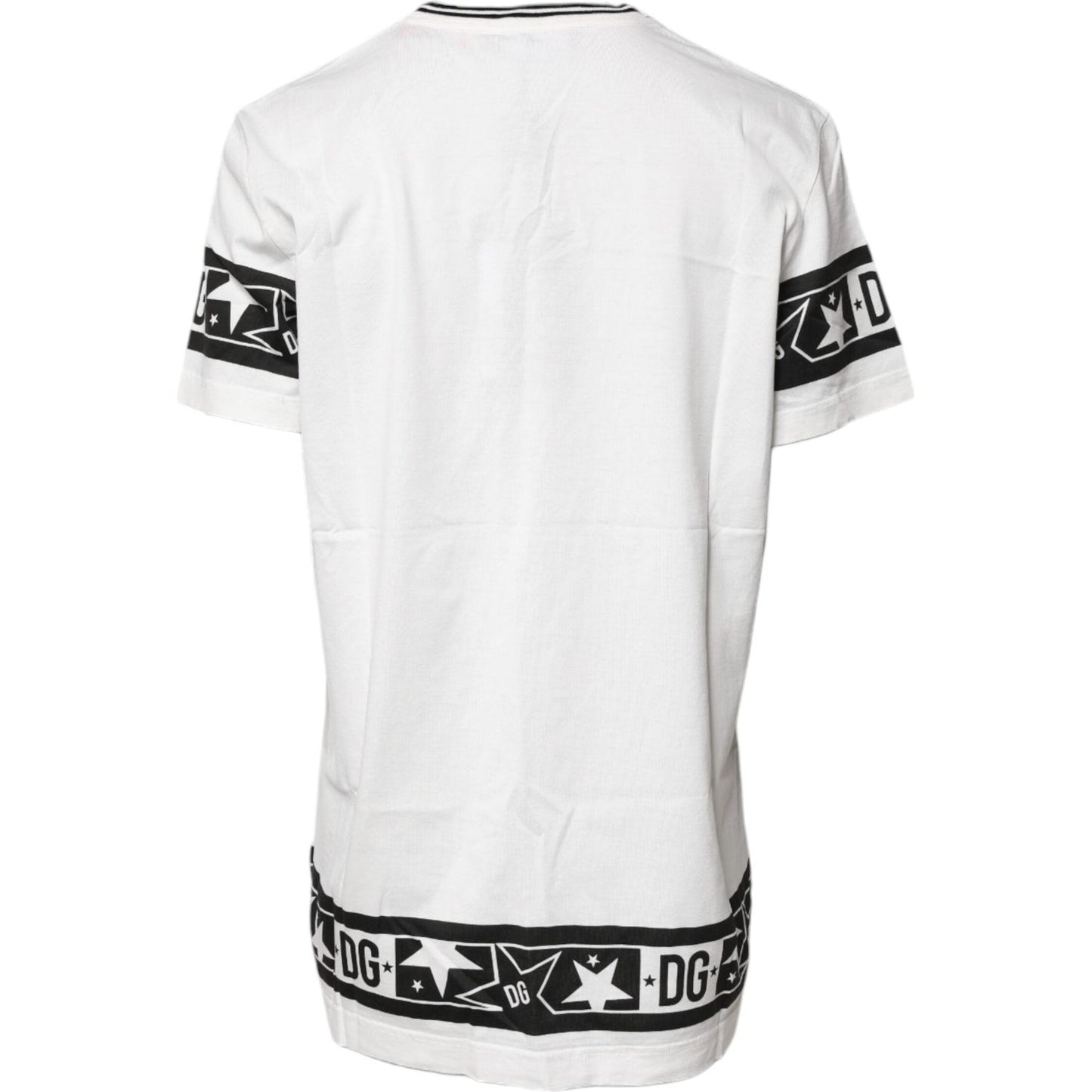 Dolce & Gabbana White #DGMillennials Cotton Crewneck T-shirt TSH8081-44