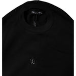 Dolce & Gabbana Black Cotton Crew Neck Sweatshirt Sweater TSH87155-38