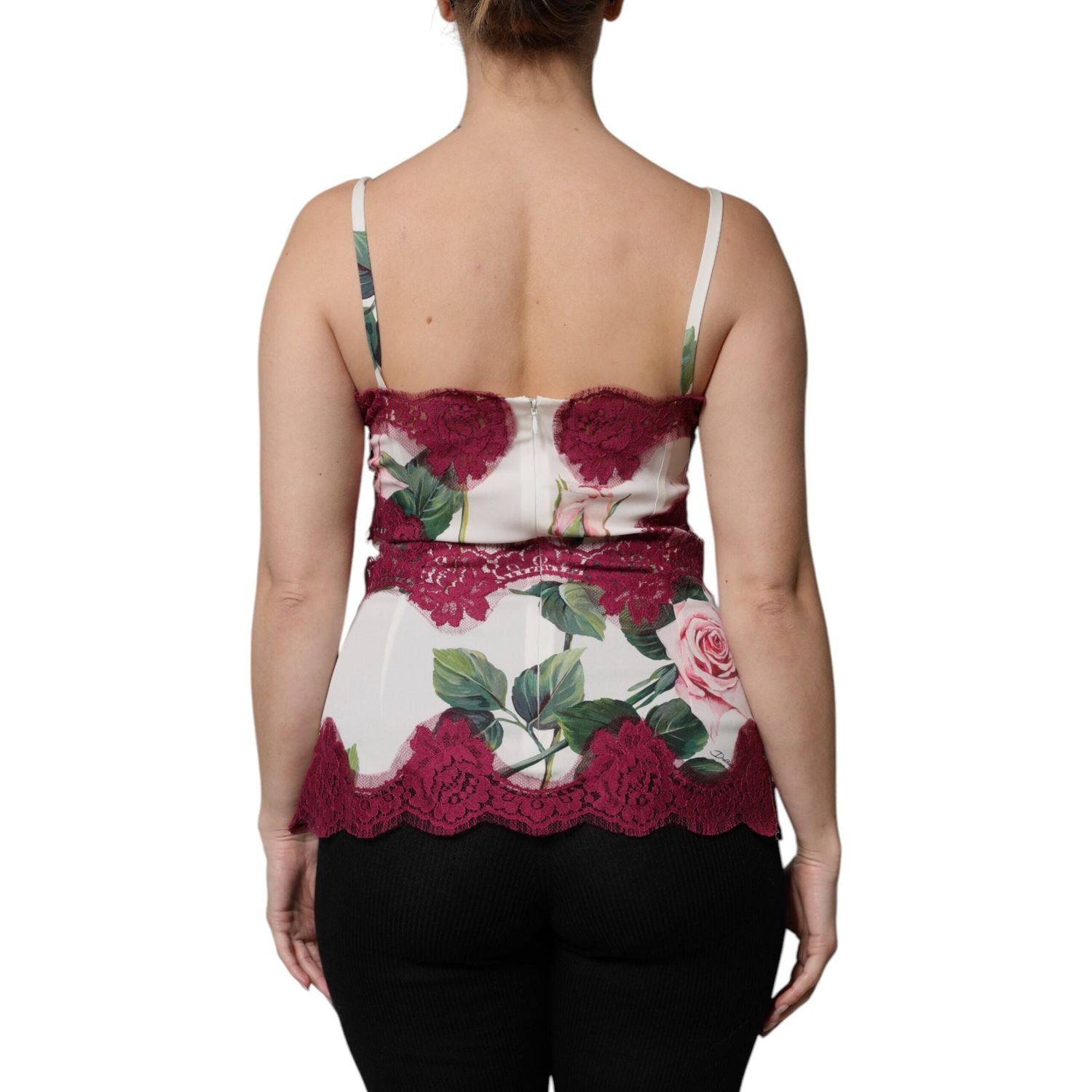 Front view with bag zipped and handles upright.