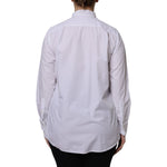 Dolce & Gabbana White Ascot Collar Long Sleeve Blouse Top TSH878633-38